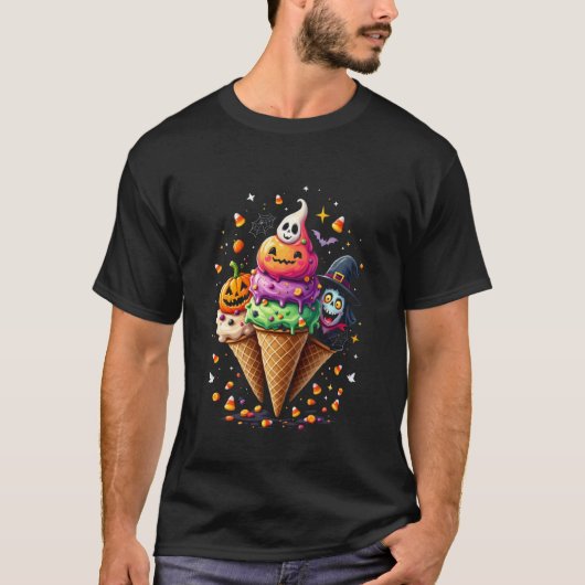 T-shirt Glace d'Halloween (Devant)