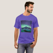 T-shirt Glace et neige | Aurora Borealis Voie Lactée Islan (Devant entier)