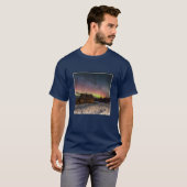 T-shirt Glace et neige | Aurora Polaris Murmansk, Islande (Devant entier)