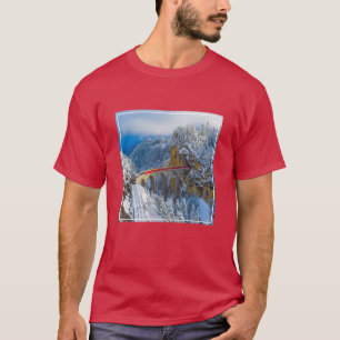 T-shirt Glace et neige   Express Bernina, Suisse