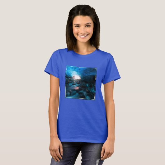 T-shirt Glace et neige | Glacier Mendenhall, Juneau, Alask (Devant entier)