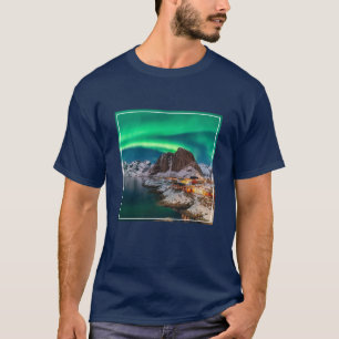 T-shirt Glace et neige   Northern Lights, Norvège