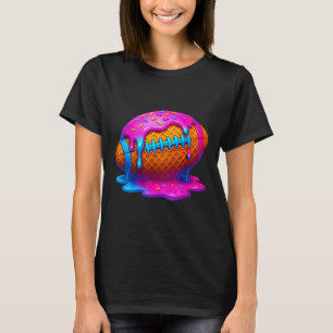 T-shirt Glace Football Goutte qui Tombe Garçons Cône Garço