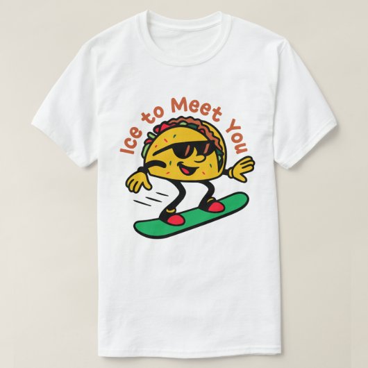 T-shirt Glace Pour Vous Rencontrer (Design devant)