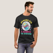 T-shirt Glace râpée Drôle de glace râpée hawaïenne crème (Devant entier)