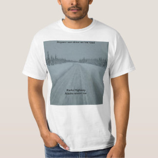 T-shirt glacial de route