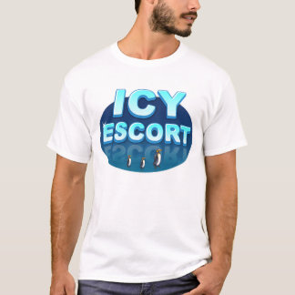 T-shirt glacial d'escorte
