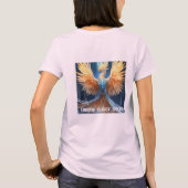 T-shirt "Glacial Splendor : Majestic Ice Phoenix" (Dos)