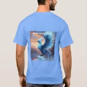 T-shirt "Glacial Splendor : Majestic Ice Phoenix" (Dos)