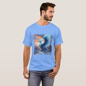 T-shirt "Glacial Splendor : Majestic Ice Phoenix" (Devant entier)