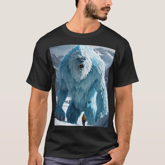 T-shirt Glacial Yeti Frostbound (Devant)