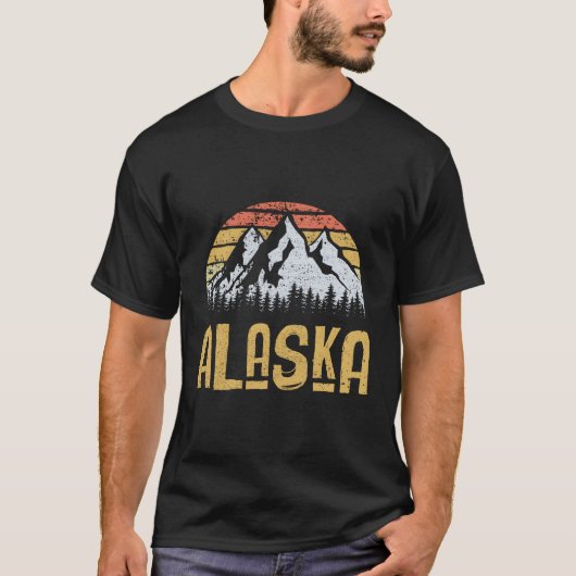 T-shirt Glacier Alaska Us Mountains (Devant)