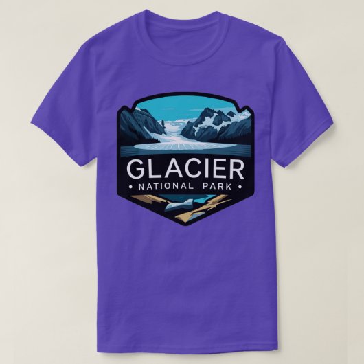 T-shirt Glacier du parc national (Design devant)