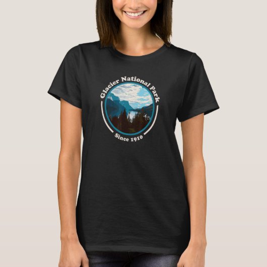 T-shirt Glacier National Park (Devant)