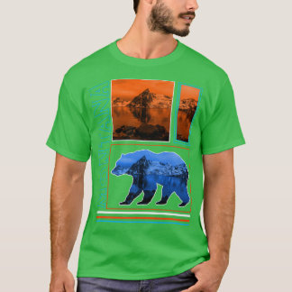 T-shirt Glacier National Park Montana Grizzly Bear Souveni