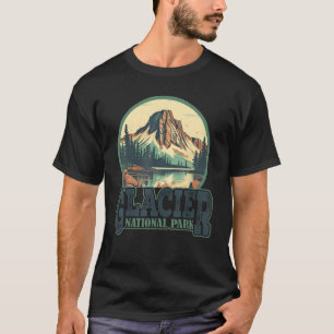 T-shirt Glacier Park Montana Exploration US Outdoor Nation