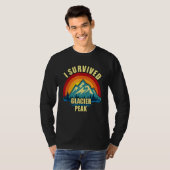 T-shirt Glacier Peak Hiking Mountian Climbing (Devant entier)