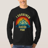 T-shirt Glacier Peak Hiking Mountian Climbing (Devant)