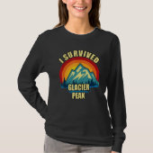 T-shirt Glacier Peak Hiking Mountian Climbing (Devant)
