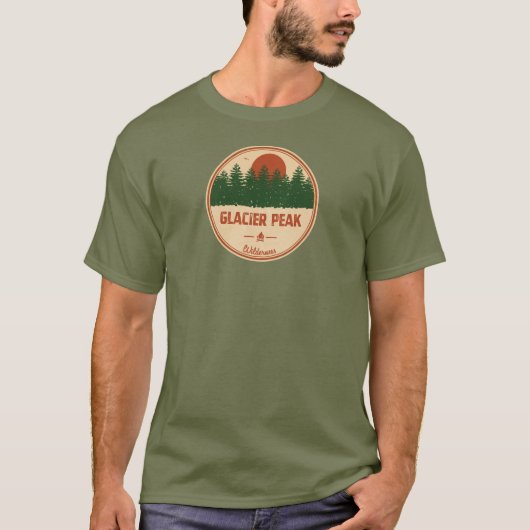T-shirt Glacier Peak Wilderness (Devant)