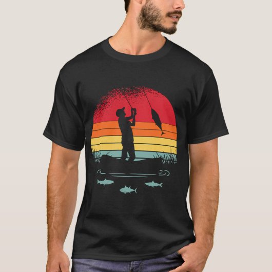 T-shirt Glacier, pêche à la mouche (Devant)