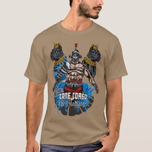 T-shirt Gladiateur de Cane Corso (Devant)