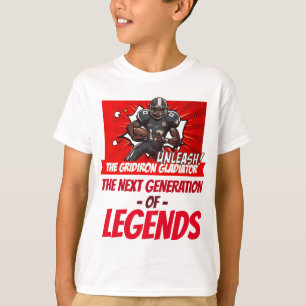 T-shirt Gladiateur de Grille de [Nom de l'équipe] #34 Pers