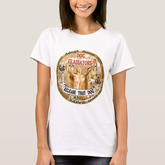 T-SHIRT GLADIATEURS DE CHIEN (Devant)
