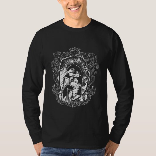 T-shirt Gladiator Casque Bouclier Spartan Workarrior Gr (Devant)