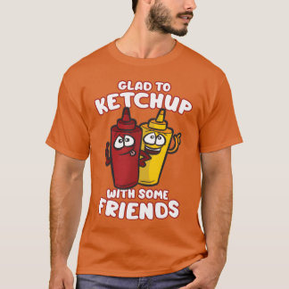 T-shirt GLADO KETCHUP AVEC DES AMIS Ketchup Mustard fr