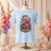 T-shirt Glaïeul Force Éternelle Fleur de Naissance Août