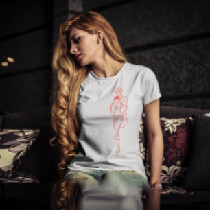 T-shirt Glam girl avec appareil photo