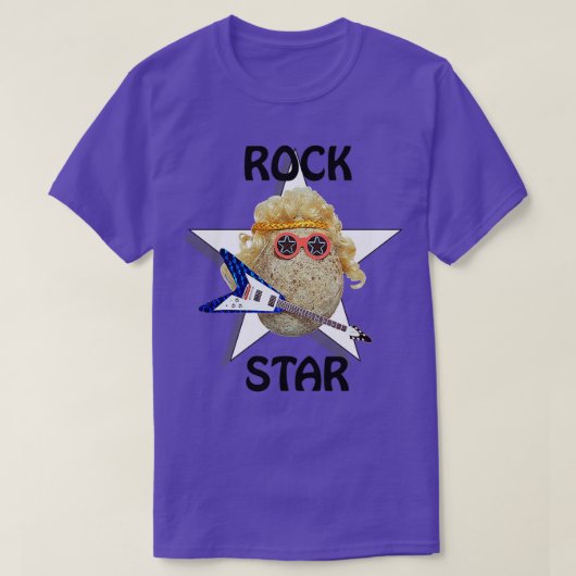 T-shirt Glam Rock Star (Design devant)