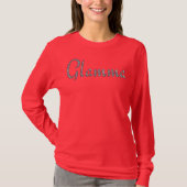 T-shirt Glamma bling le sweatshirt fait sur commande (Devant)