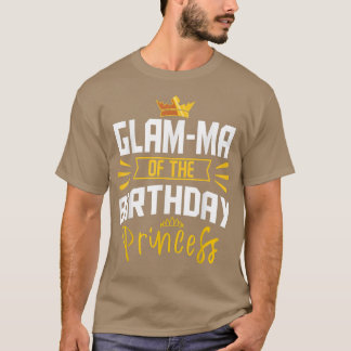 T-shirt GlamMa de l'Anniversaire de fête de la princesse d