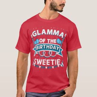 T-shirt Glamma De L'Anniversaire Sweetie Anniversaire Part
