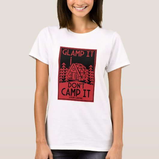 T-shirt Glamping De Luxe (Devant)