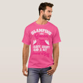 T-shirt Glamping Queen Camping glamour (Devant entier)