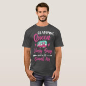 T-shirt Glamping Queen Classy Sassy Smart Assy Glamping (Devant entier)