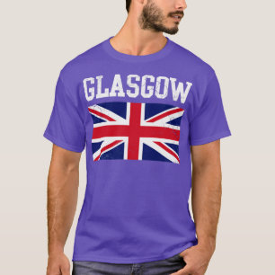T-shirt Glasgow Angleterre Royaume-Uni Union Jack
