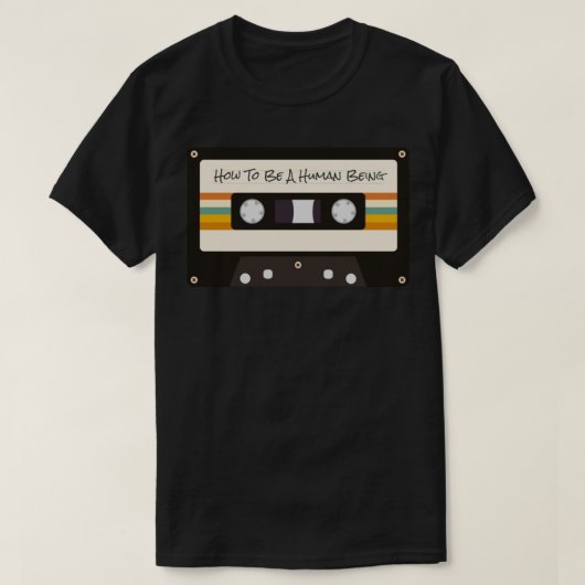 T-shirt Glass Animals - How To Be A Human Being cassette (Design devant)