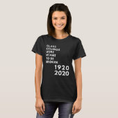 T-shirt Glass Ceilings Meme Meant To Be Broken 1920 2020 (Devant entier)