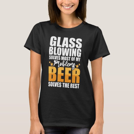 T-shirt Glassblowing retro vintage  for glassblower (Devant)