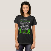 T-shirt Glaucoma Sensibilisation Je reviendrai sur Glaucom (Devant entier)