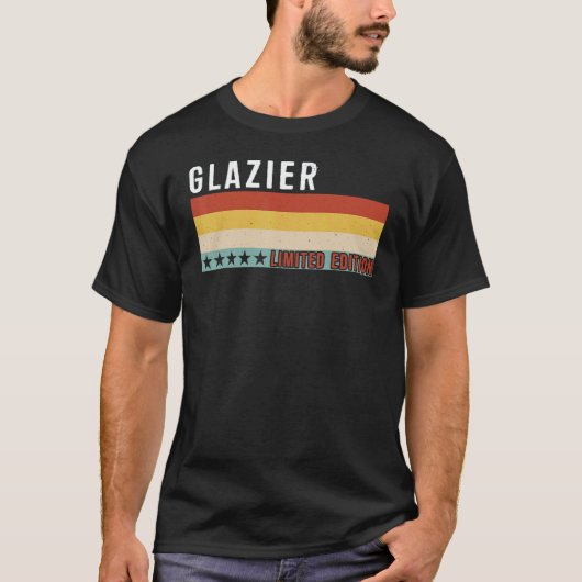 T-shirt Glazier Job Title Profession Worker Appreciation I (Devant)