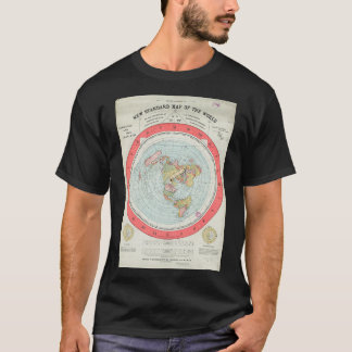 T-shirt Gleasonx27s Nouvelle carte standard du monde