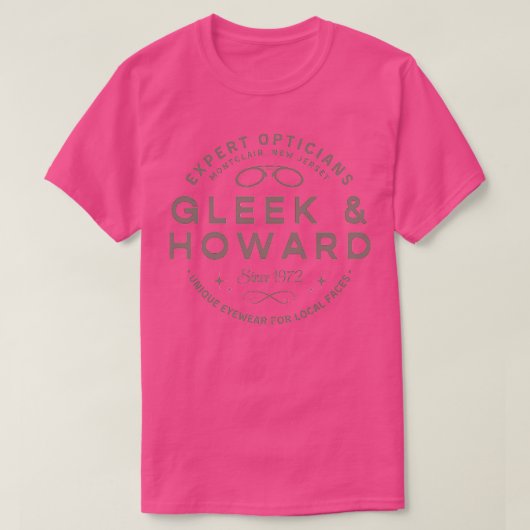 T-shirt Gleek Howard Opticiens (Design devant)