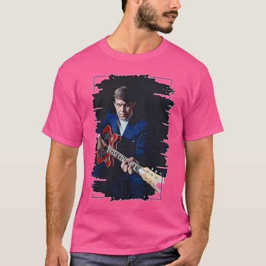 T-shirt Glen Campbell Brush Art (Devant)