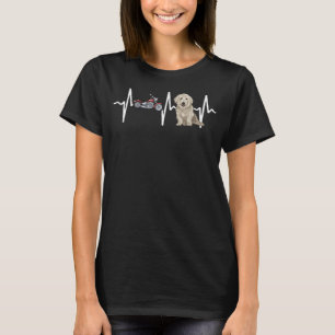 T-shirt Glen De Moto Du Chien Imaal Terrier Heartbeat