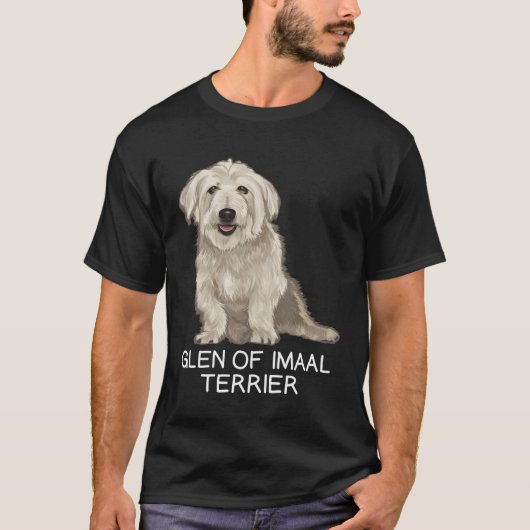 T-shirt Glen of Imaal Terrier Crazy Dog (Devant)